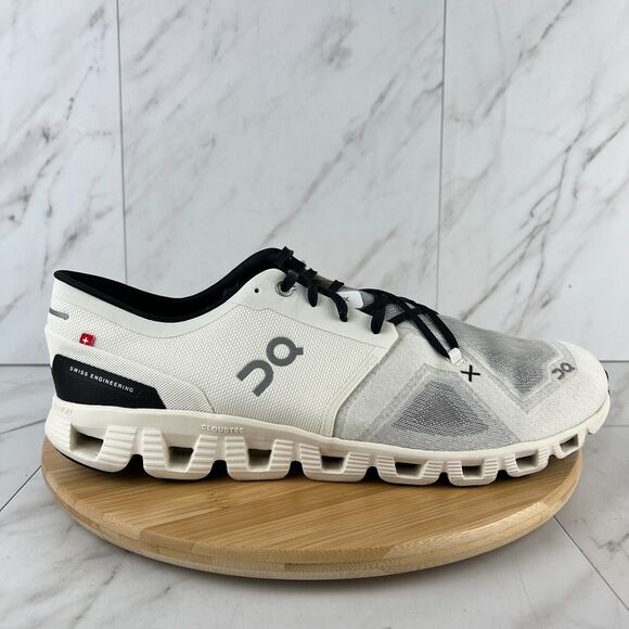 On Cloud X Mens Size 14 White Athletic Running Walk Gym Sneakers Shoes 60.98706 - Picture 1 of 8